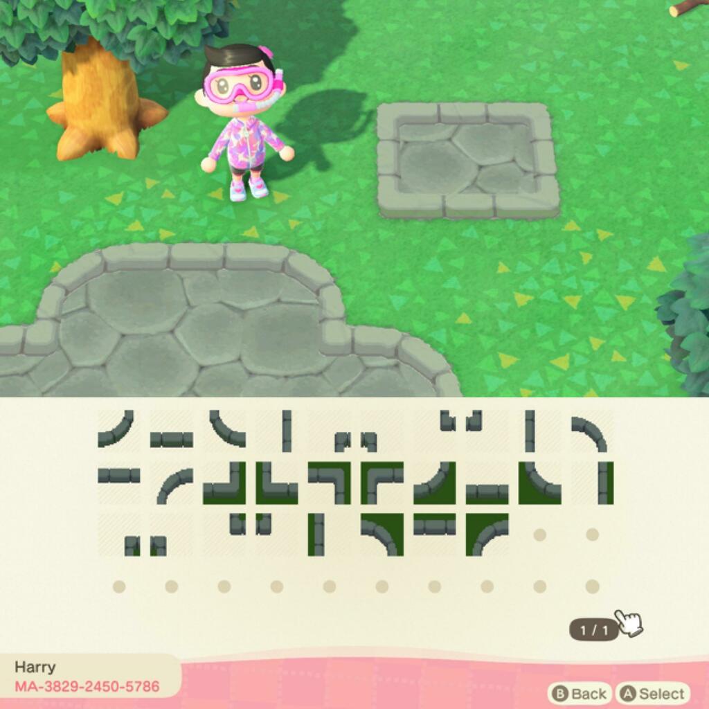 r/animalcrossing on Twitter: "I updated my stone path border designs via  /r/ACQR https://t.co/UyW918isCz #acnh #animalcrossing  https://t.co/SYumSut0pB" / Twitter