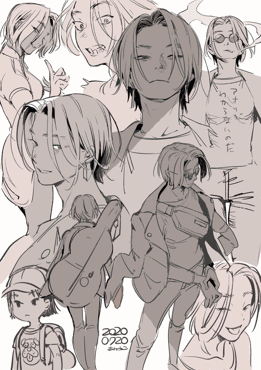 @TRPG_TL セッションをはじめる前とあとにごちゃごちゃ描いてた一楽 