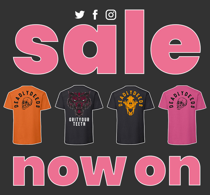 deadlydeedscc's tweet photo. Like a sale?

All of our initial launch stock is now ON SALE!

https://t.co/dDjsso6B3y

#clothing #sale #streetwear #fashion https://t.co/DOyzGXmn1K