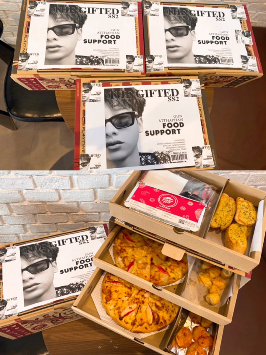 BabiiKongSBiang's tweet photo. FOOD SUPPORT : The Gifted Graduation (𝐷𝑖𝑛𝑛𝑒𝑟)
By @GunAtp_CNFamily 
@OffGun_Sweet 
 @onfireforjumpol 
@OffHuGun_CNFC 
.
.
.
🍕🥗🍨
👼🏻💚 P’Punn &amp; His TEAM  
🗓 19 JULY 2020 
 
#ออฟกัน 
#กันอรรถพันธ์ 
#เบบี๋กองเสบียง https://t.co/ELFcguRBQg