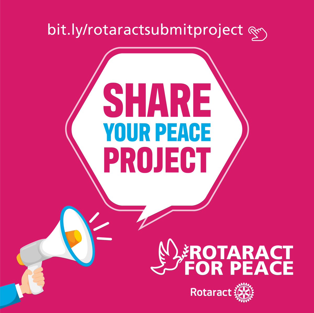 Rotaract4Peace's tweet photo. Share your Peace related projects!

¡Comparte tus proyectos relacionados con la paz!

#RotaractForPeace #Rotary #Rotaract #Peace #PeaceConference 

https://t.co/4Tg8Kax6kx https://t.co/iCA0g873Zq
