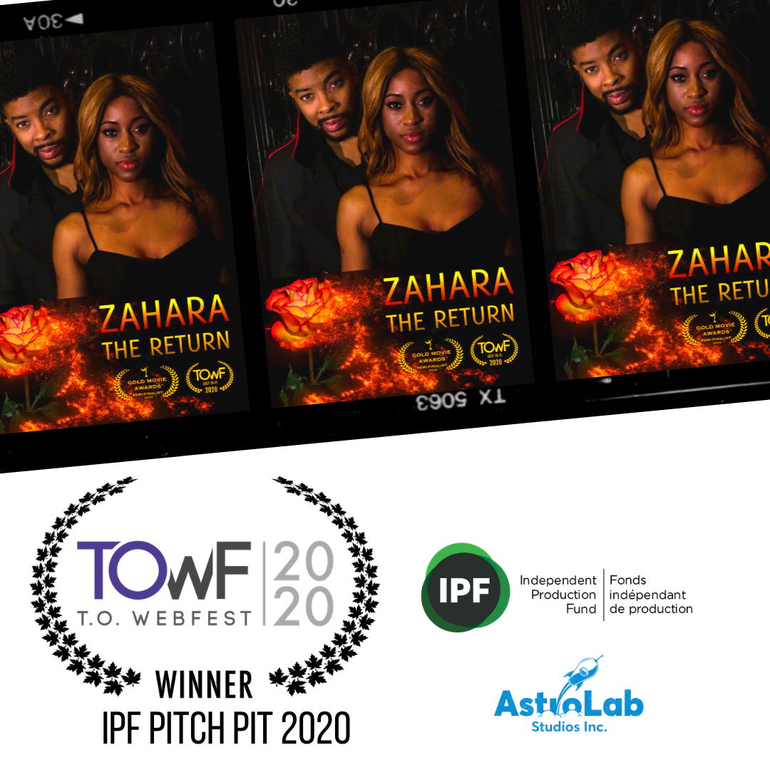 webseriescanada's tweet photo. Congratulations to Natasha Heschelle &
@KatarzynaK, whose project @zahara_tv won @theIPF Pitch Pit competition at #TOWebfest2020!
#TOWebfest #IndependentProductionFund #FilmPitch #FilmFestival #Webseries https://t.co/gFwbBp1EVQ
