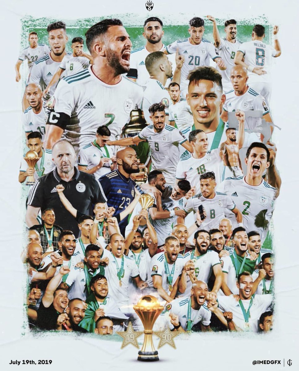 AdleneGUEDIOURA's tweet photo. HISTORY 💚🇩🇿
Ou mazal el kheir el gouddam 🔥🔥🔥
#AfricanChampion #LaCoupeDuMondeDAfrique #TeamDz #Algeria https://t.co/vioxOYo9Fg