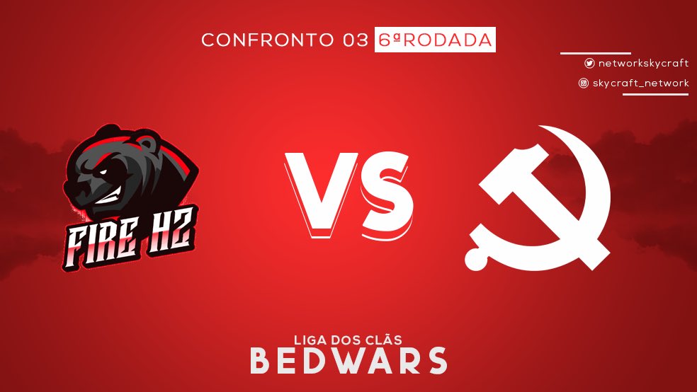 NetworkSkycraft's tweet photo. 🕹️ | 6ª Rodada - Confronto 3
🔥 | Confiram as escalações dessa partida:

#GoFHZ
Infinitxyz
nigght
stonkeey
ImOtakuHz_

#GoURSS
___0NE
Vuzer157
_anyhoww_
anywayy_

Da melhor forma! #LigaBedwarsSC
📢 | Acompanhe agora em: https://t.co/7wkBLTVJTr https://t.co/Yi6feCogdX