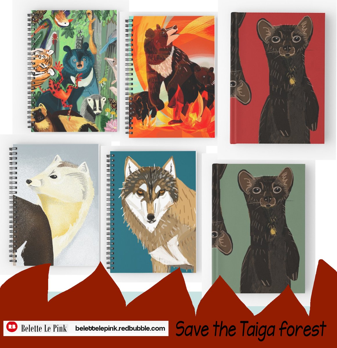 BeletteLePink's tweet photo. Cool #charitableart on my @redbubble
#findyourthing on the @belettelepink shop
#savethesiberianforests >> earnings will be donated to @greenpeaceru to help in the #wildfires session
https://t.co/mHZwSAc7KT
#belettelepink #redbubble #stickers #printedapparel #tshirt #giftideas https://t.co/BZEB7pFnmB