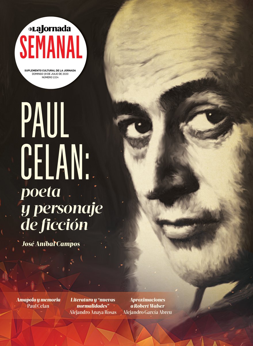 LaSemanal's tweet image. A medio siglo de que acabara con el dolor de sus días arrojándose a las aguas del río Sena, el nuevo número de @LaSemanal conmemora la intensidad y la belleza espiritual de Paul Celan, uno de los mayores poetas líricos de la literatura universal →  bit.ly/3eEh0pL