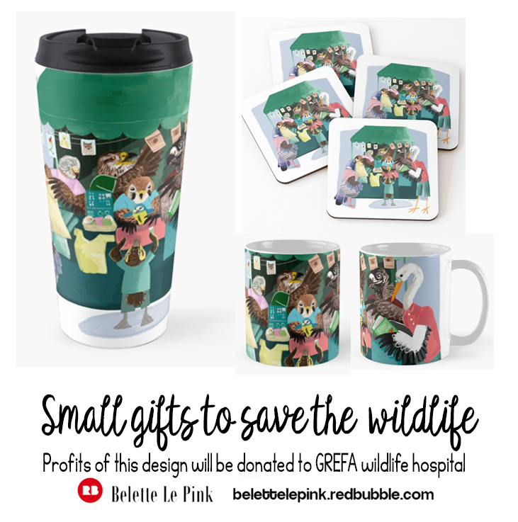 BeletteLePink's tweet photo. Cool #charitableart on my @redbubble
#findyourthing on the @belettelepink shop
Help the Spanish #wildlife >> earnings will be donated to @GREFA_Fauna to help in the wildlife rescue center
https://t.co/mHZwSAc7KT
#belettelepink #redbubble #stickers #tshirt #giftideas https://t.co/Ky6K1sjyMX