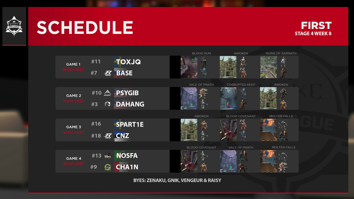 #quakeproleague on air. Dont miss! twitch.tv/quake
