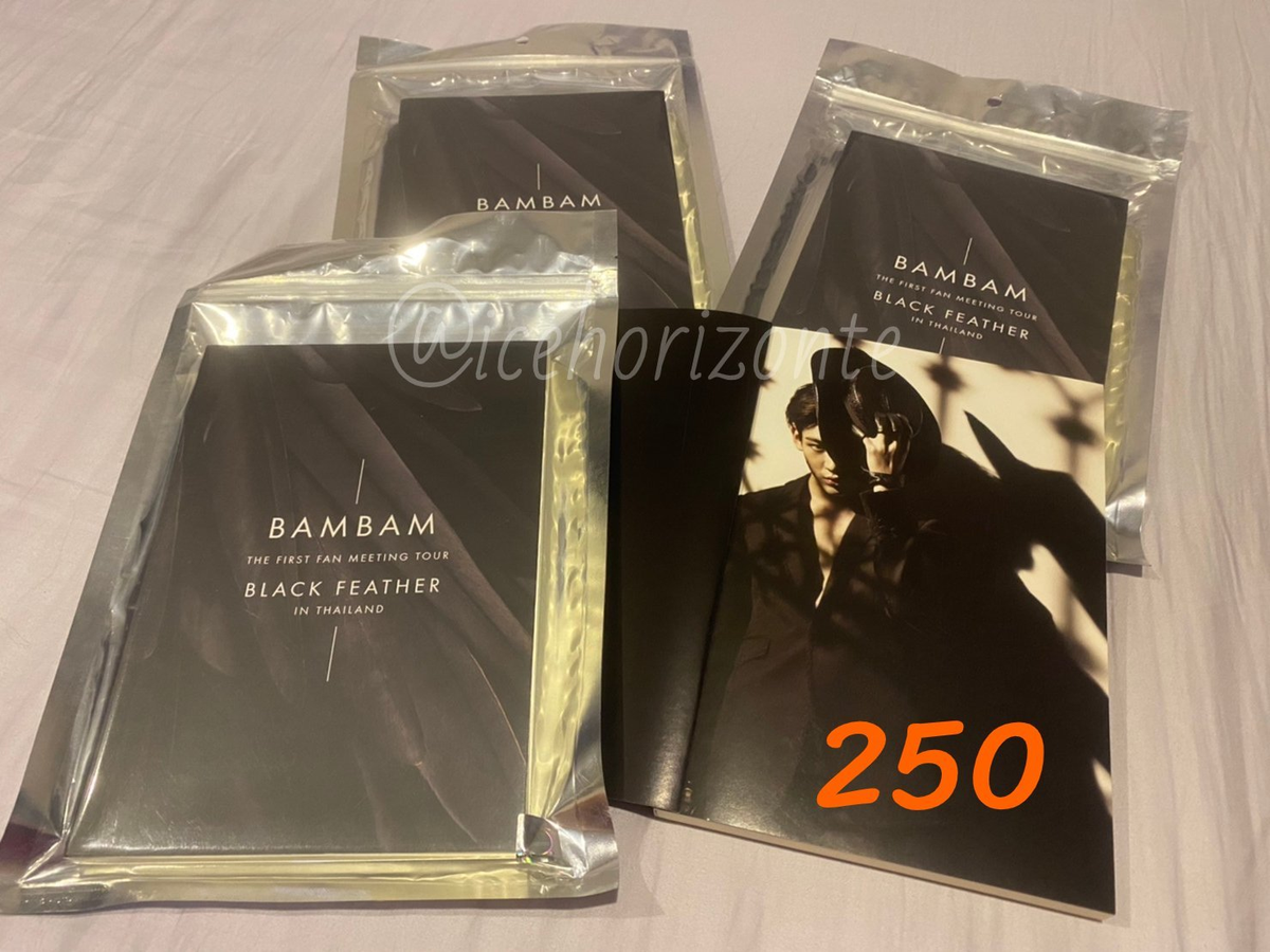 icehorizonte's tweet photo. สมุดมีตแบม #BamBamBlackFeatherTour
ด้านในมีรูปแบมแบม
เล่มละ 250
#ตลาดนัดอากาเซ่ #ตลาดกัซ #ขายของสะสมgot7 #BamBamBlackFeather https://t.co/H0CkQsUyqb