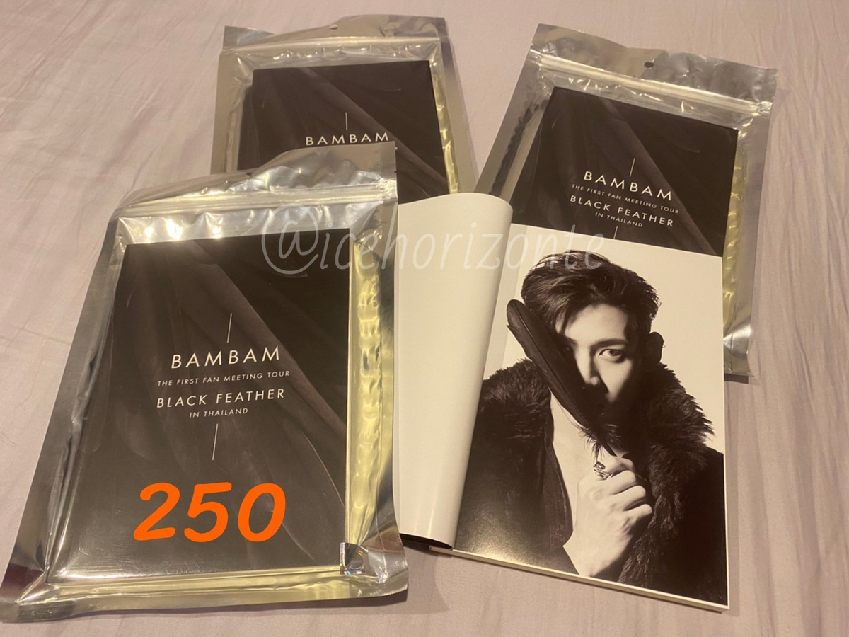 icehorizonte's tweet photo. สมุดมีตแบม #BamBamBlackFeatherTour
ด้านในมีรูปแบมแบม
เล่มละ 250
#ตลาดนัดอากาเซ่ #ตลาดกัซ #ขายของสะสมgot7 #BamBamBlackFeather https://t.co/H0CkQsUyqb