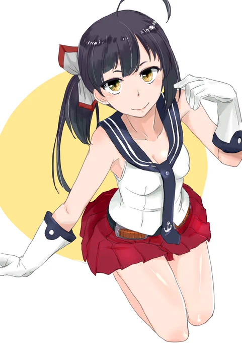 #艦これ版深夜の真剣お絵描き60分一本勝負 
#艦これ版真剣お絵描き60分一本勝負_20200719 藤波おめしかえ 