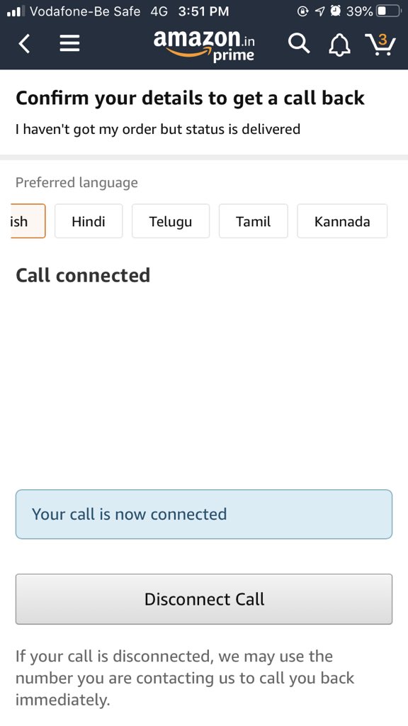 PrernaSakpal's tweet photo. @amazonIN requesting to kindly include an option of #Marathi when we register for a call back in the mobile app. This would help build a good brand image and happy customers in Maharashtra for #AmazonIndia. You already have Hindi, Tamil, Telugu, Kanada options! #मराठीबोलाचळवळ https://t.co/OPDkSvGZVL