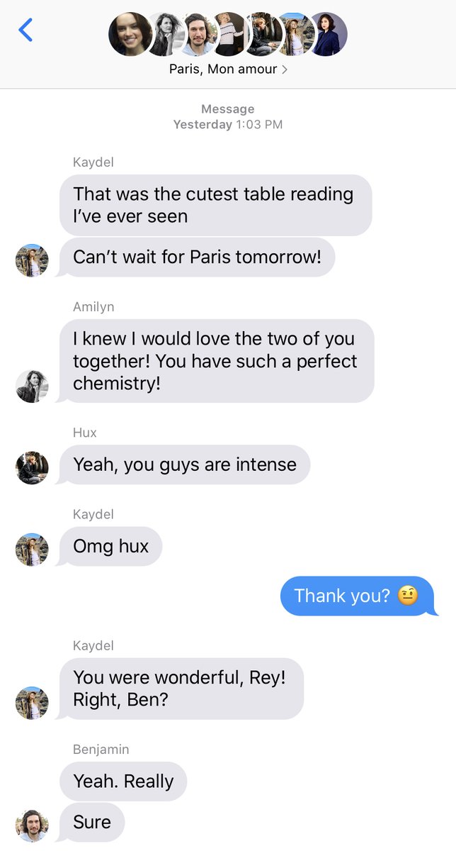 6.After table reading, group chat