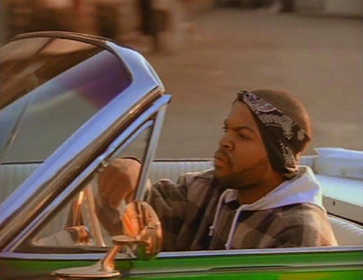 Super70sSports's tweet photo. You ever really stop and do the math on Ice Cube’s day? That really WAS a good fucking day. Kim beeped him, dropped a triple-dub on some cats, went to Short Dog’s house and won at dominos. Boned some chick to tie up a loose end from high school. Went to Fatburger. I mean goddamn. https://t.co/fhSPbUouvc
