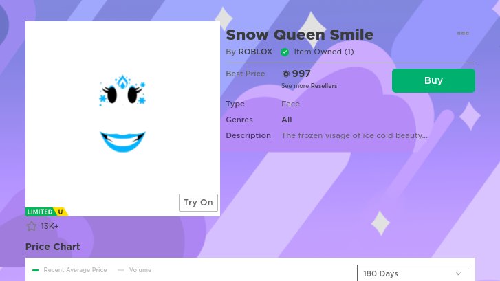 Seigneur Seigneurst Twitter - snow queen smile roblox