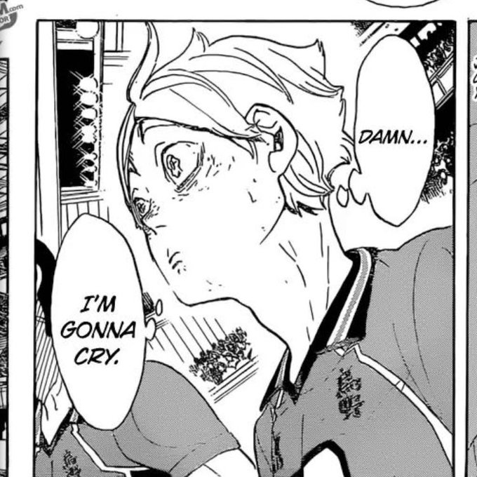 i spent the whole day rereading haikyuu and these are just my two moods rn ? 