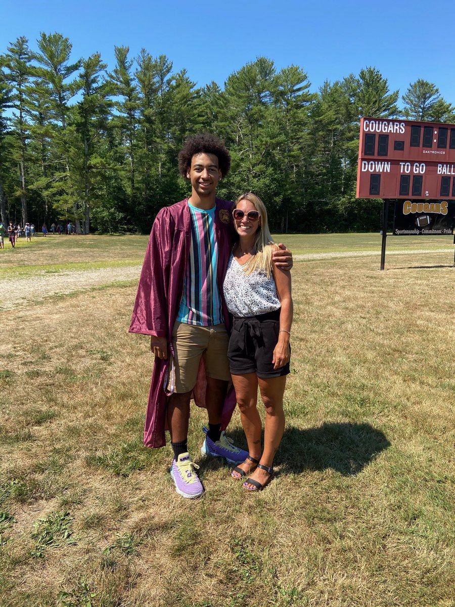 OC_MrsT's tweet photo. I’m so proud of all the graduates but this guy definitely holds a special place in my teacher heart. I’m sure going to miss him🐾💛@fobear @KraigKraigpratt https://t.co/E3N50A5pGq