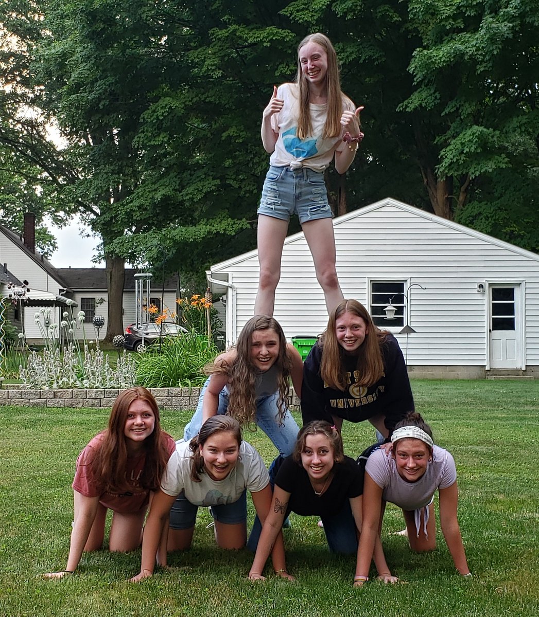 Porch_RC's tweet photo. Check out this human pyramid from Groups last week! https://t.co/KEixX2Jahm
