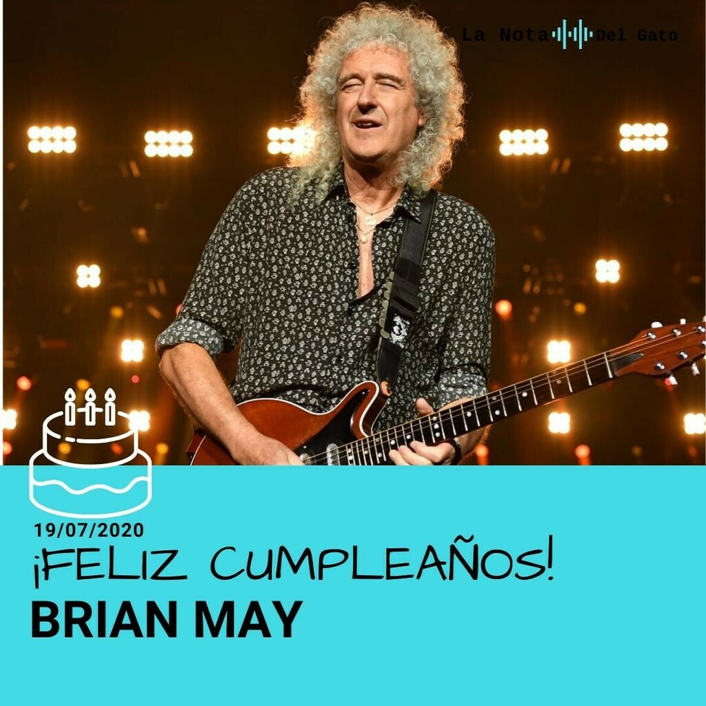 #FelizCumpleaños al compositor, músico y guitarrista inglés de la banda Queen @officialqueenmusic, Brian May <a href="/brianmayforreal/">.</a>, quien cumple 73 años de edad. 
.
.
📸: <a href="/radioduna/">Radio Duna</a> 
.
.
#birthday #queen #england #inglaterra #brianmay #music #rock #musician #lanotadelgato