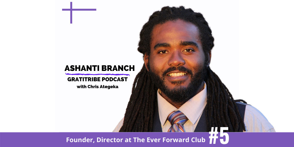 gratitribe's tweet photo. Gratitribe podcast episode #5 features: Ashanti Branch! Listen to the episode here: https://t.co/OJvmBIKyny #gratitribe #gratitude #podcast #podcastsofinstagram #chrisategeka #everforwardclub https://t.co/NrDnkwajvU