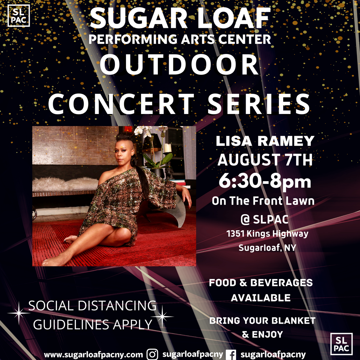 slpacny's tweet photo. August 7th! 6:30-8:00PM Lisa Ramey | Outdoor Concert Series. *Social Distancing Guidelines Apply

NYC's Vocal powerhouse, Lisa Ramey, fan favourite on The Voice, co-headliner with Lauryn Hill, and recently released her debut album “Surrender”!

#slpacny #outdoorconcerts https://t.co/mG4qaNLdgl