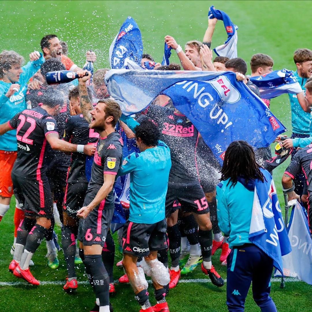 What a week!! We did it boys after all the hard work we deserve it.

championship champion twice wow 🍾🍾🙌🏽 #leeds