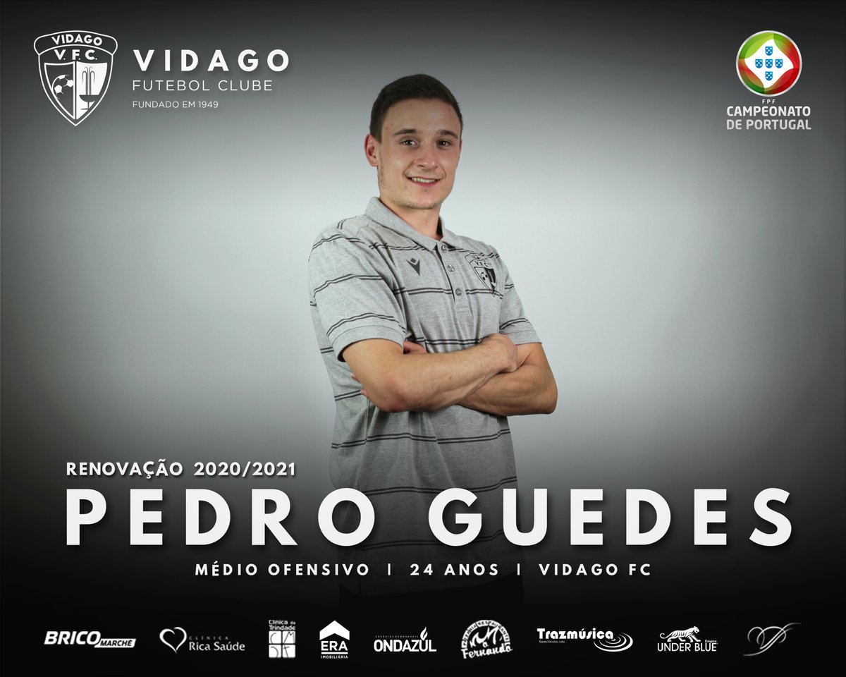 vidagofc's tweet photo. ⚽️🔏✍️ O Vidago FC anuncia a #renovação de Pedro Guedes de 24 anos!
#vidago #vidagofc #pedroguedes #campeonatodeportugal https://t.co/OEkg8pdsaj