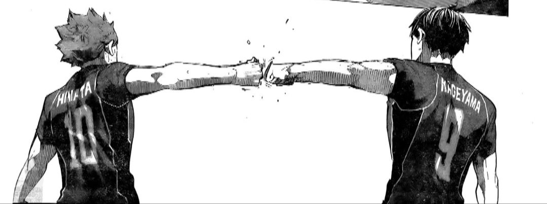 ttsrkuroo's tweet photo. ☆                kagehina's                ☆

first fist                                last fist
bump                                    bump https://t.co/40h4nMoA9T