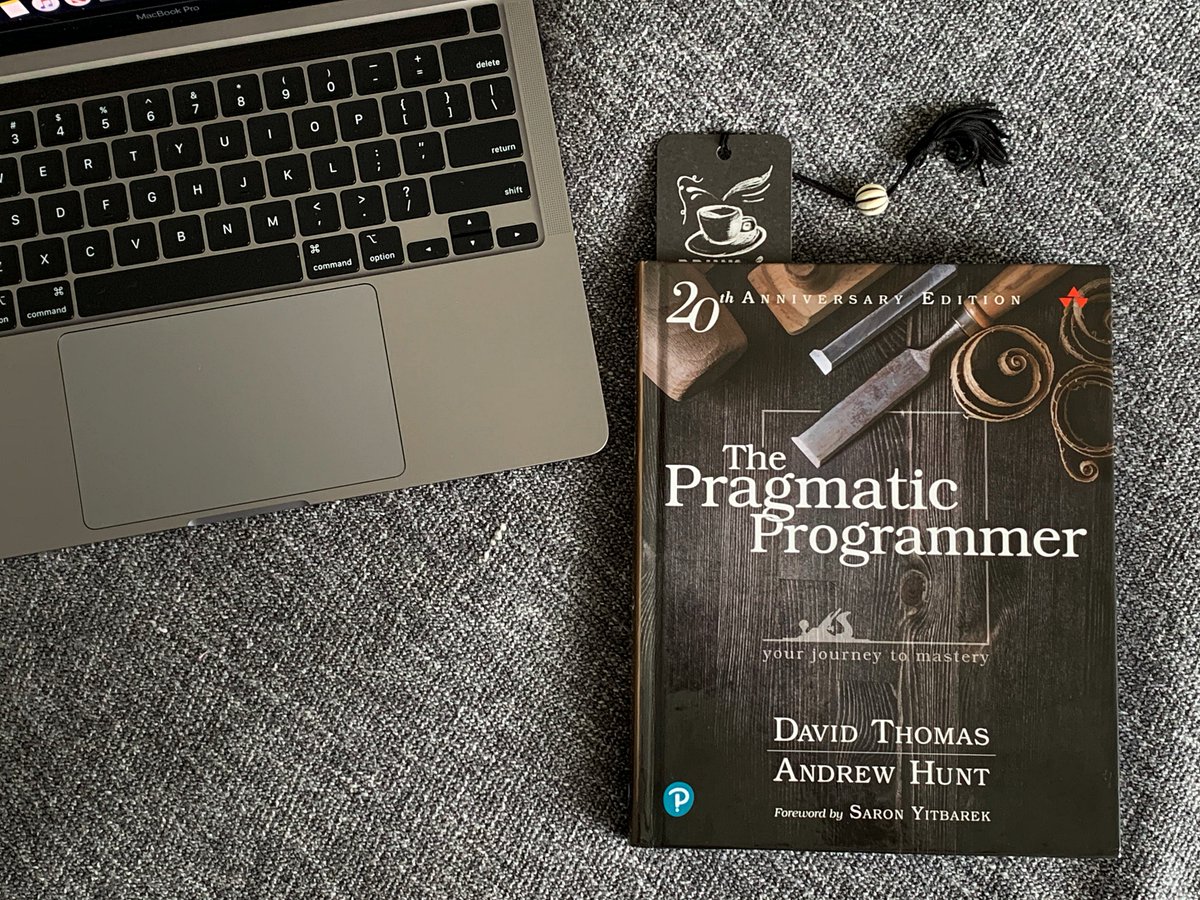 IoanaNegrus's tweet image. I just started to read #ThePragmaticProgrammer, and I really like it so far :D. Lots of good advice here. I'll come back with a review after I'll finish it :) #programming #devbook