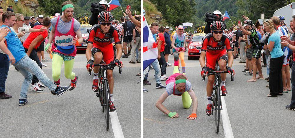 FFLose's tweet photo. Il y a 7 ans, un des plus beaux gestes techniques du Tour de France https://t.co/LJY313799Y