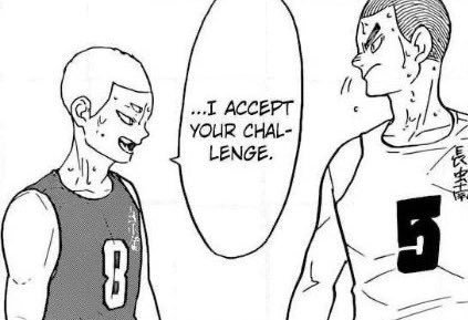 Ukai Sr. and Nekomata decades later, still enjoying volleyball together 