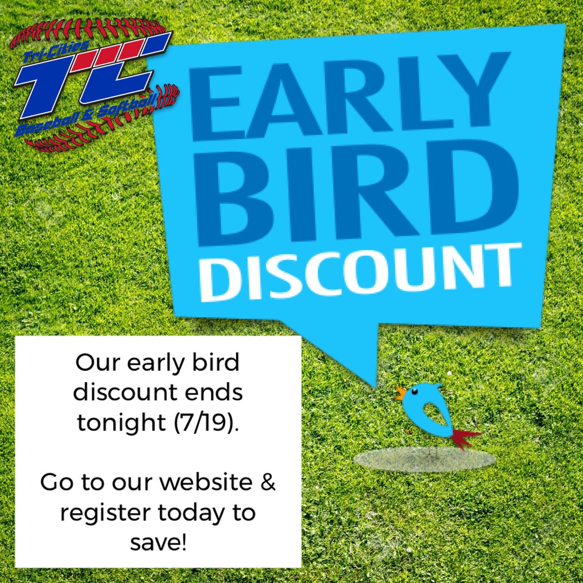 TCBaseSoft's tweet photo. #earlybirddiscount #Fall2020Registration #TCBSA https://t.co/Md0RIEyLQu