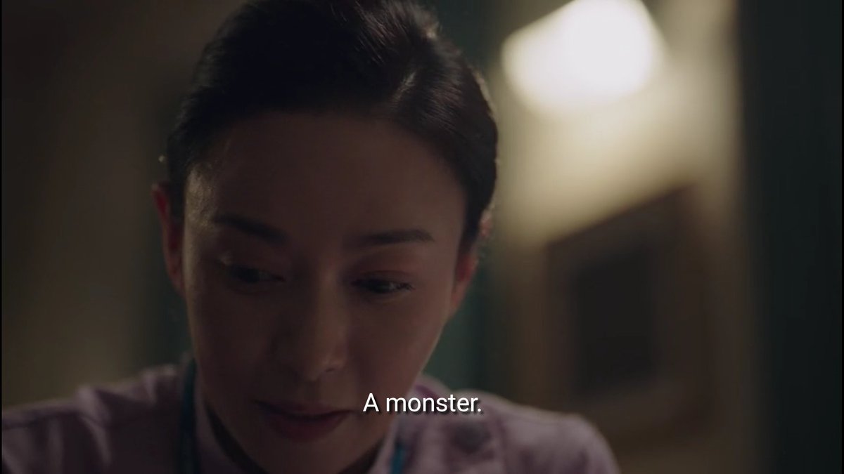 Then when patient Park told her how Mr. Ko called her a monster. Nurse Park kept smiling as if... she was happy at what she had accomplished. I think Nurse Park is Mun-yeong’s mom. She’s “conditioning” the patients at OK Psych Hosp to harass MY & Mr. Ko.  #itsokaytonotbeokay