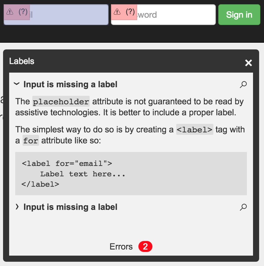  @khanacademy has an open sourced accessibility visualisation toolkit, tota11y, so you can see how your site performs with assistive tech. how awesome is that?! check it out here:  http://github.com/Khan/tota11y 