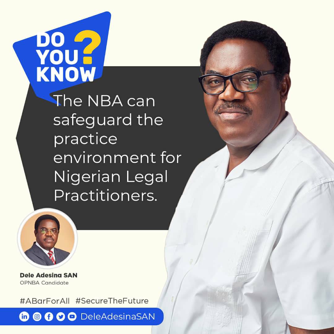 DFHappys's tweet photo. Yes we can
#WhyDASAN #ABarForAll #dasanfornba #securethefuture #nigerianlawyers #deleadesinafornbapresident https://t.co/WWXxwpqB0j
