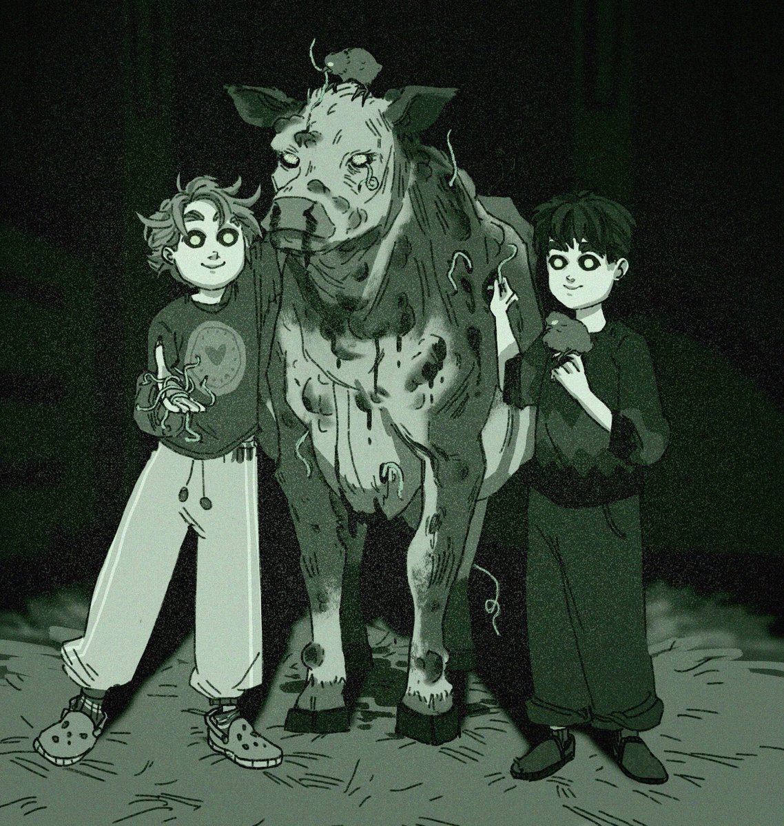 sema_alo's tweet image. hard work pays off 
#illustration #horror #horrorart #originalcharacter