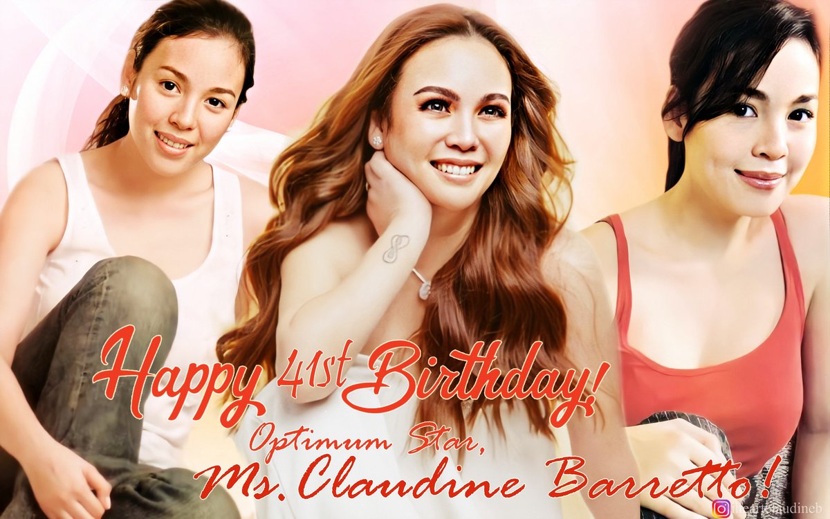 iheartclaudine's tweet photo. Happy 41st Birthday, Ate Clau!! Love you! Wish u Good health, success, and happiness in life. God bless.

#ClaudineBlessedAt41
@itsmeclaudineb
Happy Birthday Claudine Barretto https://t.co/Ndq4JyBFSg