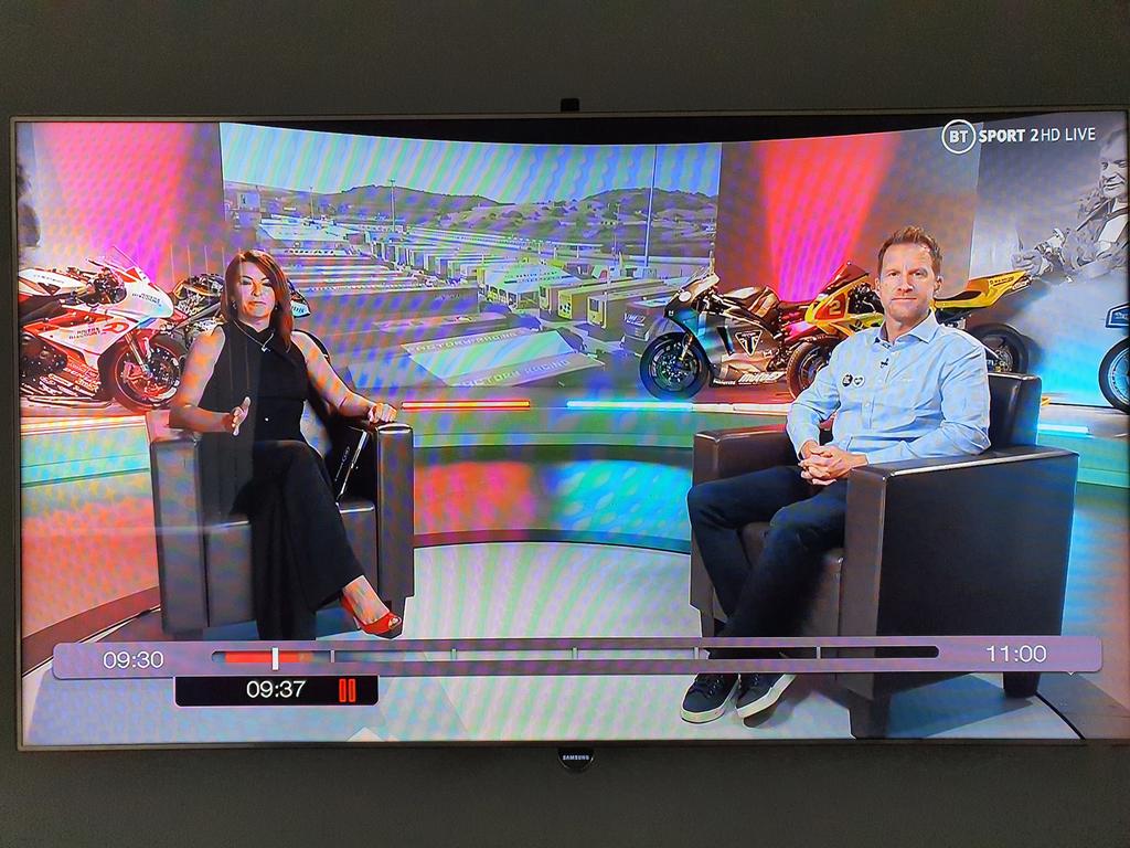 Pretty cool when your watching moto gp and the triumph we wrapped is in the background in the middle!