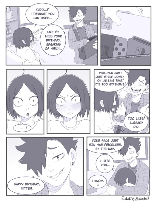 Comic for Kenma's bday one year
#haikyuu 