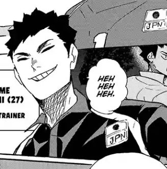 hq 402
iwaizumi hajime as the athletic trainer of japan's national theme i'm so proud, so thankful this is everything he deserved oh my god his wide smile