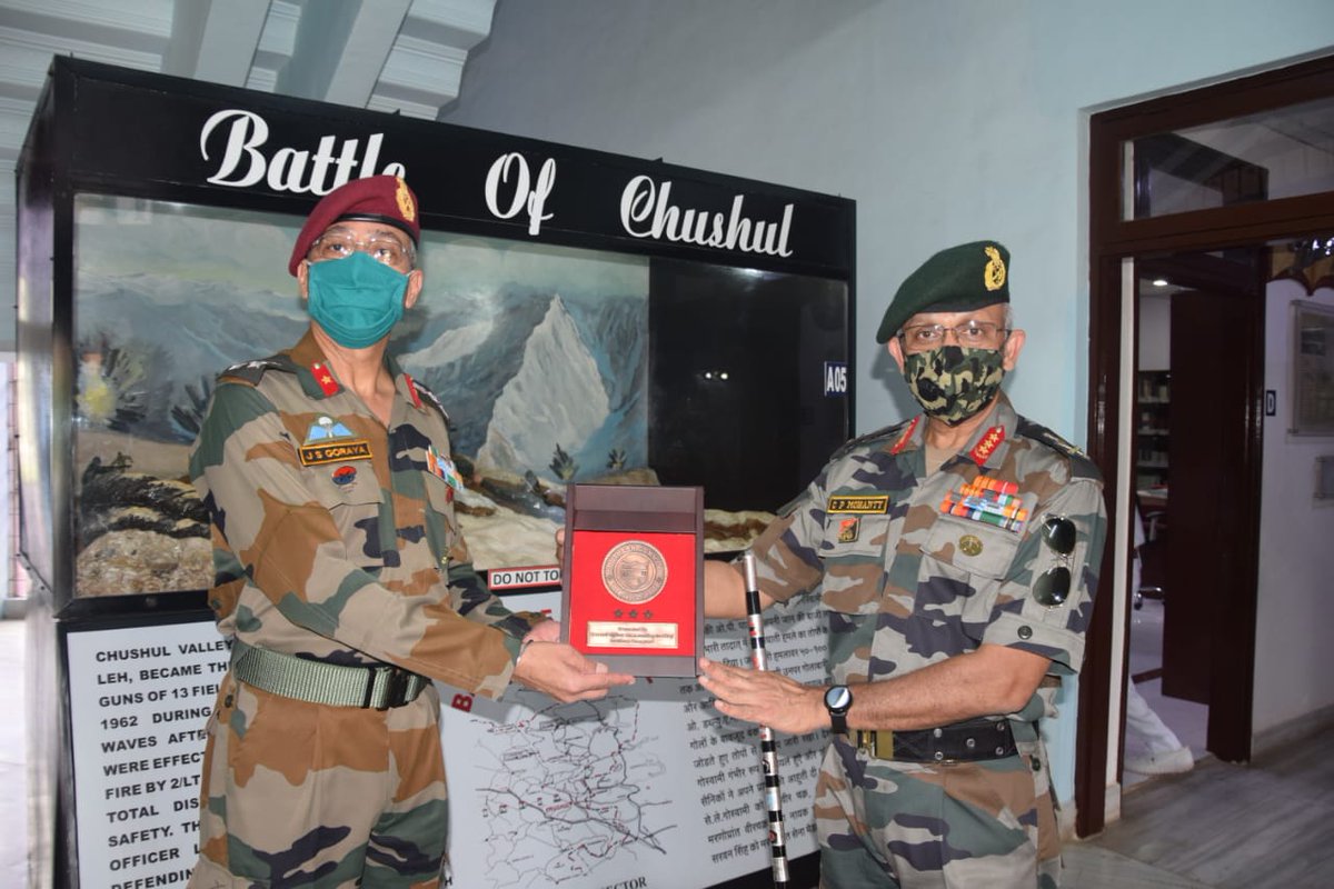 adgpi's tweet image. Army Commander Southern Command visited School of Arty #Devlali and Arty Centre #Nasik and witnessed the high standards of training under #COVID scenario. 

#NationFirst