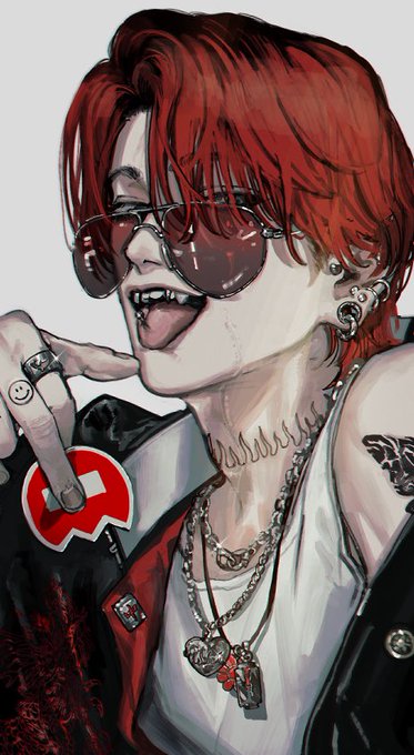 「tongue piercing」 illustration images(Oldest)