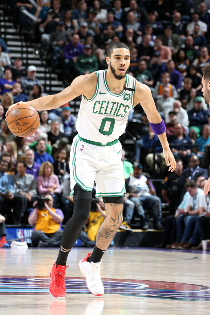 SLAMonline's tweet photo. Describe Jayson Tatum's game using three words or less. https://t.co/NWeHkd5yj8