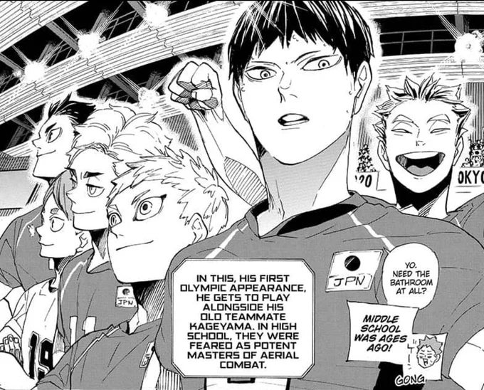 HAIKYUU SPOILERS 402!!AAAAAAAAAAAAAAAA CKSOCKWLRKEIC THANKS YOU FURUDATE FOR THE AMAZING 8 YEARS!! ???  #ThankYouFurudateSensei 