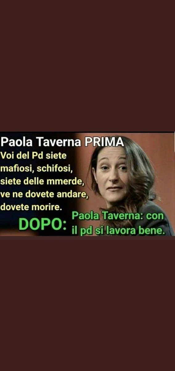 FabryWrath's tweet photo. @ColuiDi @PaolaTavernaM5S Mi aggiungo alla stima...del resto come può non essere il contrario ⬇️ https://t.co/IRYcpOuPac