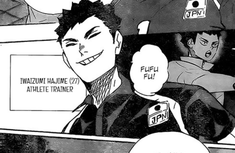 IM LITERALLY DEAD THE MOST BEAUTIFUL MAN THANK YOU FURUDATE TO BRING HIM BACK AND MAKE HIM JAPAN TEAM TRAINER #Haikyuu402