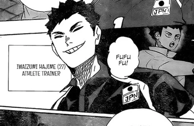 IM LITERALLY DEAD THE MOST BEAUTIFUL MAN THANK YOU FURUDATE TO BRING HIM BACK AND MAKE HIM JAPAN TEAM TRAINER #Haikyuu402 