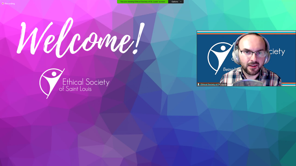 This morning at the Society:
"Losing I, Finding We" by Christian Hayden

Opening Words by Bradley Schutes

Music by Caroline Hixson

Leader @CroftSpeaks served at Platform Chair

Join us next week at 11am CDT on Zoom: 384 422 5785