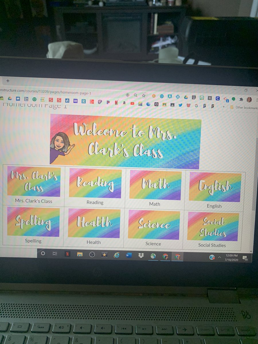 iTeachLoveGrow's tweet photo. After working on a Bitmoji classroom for hours, I did something different. I’m not really sold on either. 🤷🏼‍♀️ https://t.co/zY0fpShprX