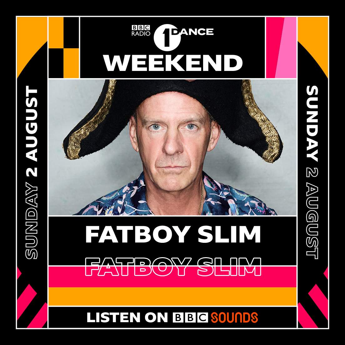 @aboveandbeyond @BeckyHill @RealBlackCoffee @blackmadonnachi @Carl_Cox @disclosure @DukeDumont @FourTet @GorgonCity @MarcKinchen @si_bonobo @raye News just in 🕺 @FatboySlim is confirmed to play a Sunday set for #DanceWeekend on 2 August